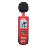 Pyle PSPL25 Digital Handheld Sound Level Meter with A and C Frequency Weighting for Musicians and Sound Audio Professionals
