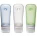 humangear GoToob 3 Pack of 2 oz Silicone Travel Bottles