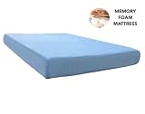 Classic Blue Memory Foam Mattress Set
