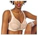 Playtex Women's Secrets Signature Floral Underwire Bra, Natural Beige, 34D