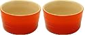Le Creuset ラムカン(L)2個入 オレンジ 910028-00-09
