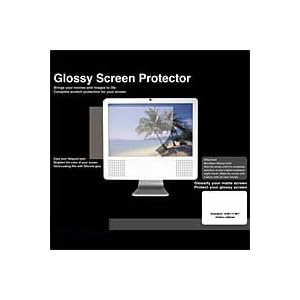 PCMICROSTORE 24w Inch Glossy Wide Screen LCD Monitor Protector Screen Shield With Wiping Cloth For Mac / PC