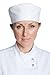 Fiumara Apparel Professional Cooking Chef Skull Cap Cotton Chef | Hat Mesh Top Skull Cap with Adjustable Elastic Baker for Kitchen Cooking Chef Cap- White