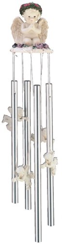 Wind Chime Round Top Cherub Praying Hanging Garden Decoration Decor Wind Chime Round Top Cherub Praying Hanging Garden Decoration Decor