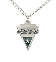New York Jets Chain Necklace & Pewter Pendant - NFL Football Fan Shop Sports Team Merchandise