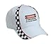 WARNING MY NEWFOUNDLAND ATE THE DOG TRAINER Adult White Racing Checker Hat / Cap