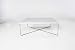 Furniture FX INCRSW Square Cross Table, White