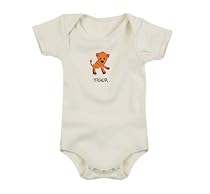 Kee-Ka Organic S/S Bodysuit Tiger, 3-6 Months