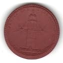 1921 German Notgeld 10 Marks - Meissen Porcelain Coin Sch379a