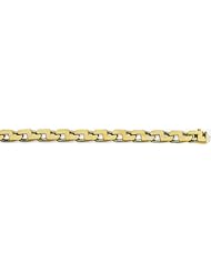 8.5mm 14k Fancy Hand Made Link Bracelet 9"
