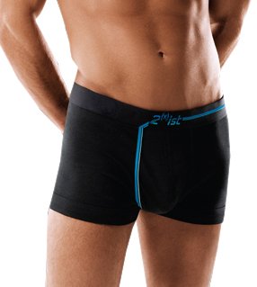 2(x)ist Men's Liquid Cotton Square Cut Trunk