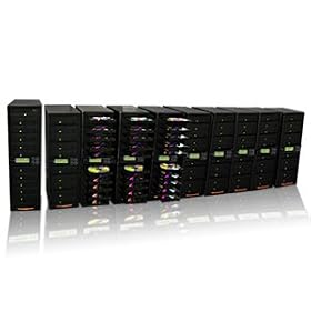 Produplicator 100 Burner Daisy Chain 52X CD Duplicator Machine + Removable 750GB Hard Disk... by Produplicator
