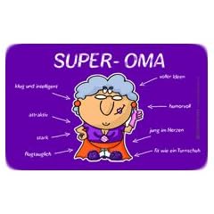 Design@Home Fr�hst�cksbrettchen Super Oma