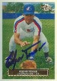 Edgar Tovar, Jamestown Expos - Expos Affiliate, 1993 Fleer Excel Autographed Card