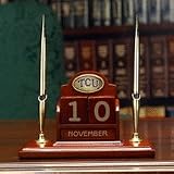 Texas Christian Horned Frogs Perpetual Calendar / Desk Caddy