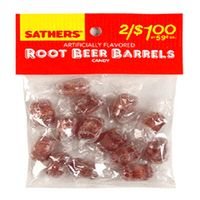 Sathers Root Beer Barrels Candy - 3 Oz Bag, 12 Ea by FARLEY'S & SATHER'S CANDY CO.