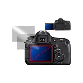 Digital Camera Anti-Fingerprint Display Protection Film (Pro Guard AF) for Canon EOS 60D by Micro Solution of Japan