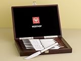 IMAGE OF Wusthof 8pcsteak 8-Piece Stainless-Steel Steak Knife Set with Wooden Gift Box