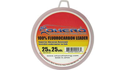 Ohero 100% Fluorocarbon Leader 25 Lb 25 Yards Spool