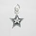Little Double Sided Star Charm in Sterling Silver, #9212