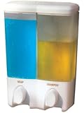 Better Living Products Clear Choice Dispenser II Two Chamber Shower Dispenser, White
