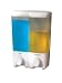 Better Living Products Clear Choice Dispenser II Two Chamber Shower Dispenser, White