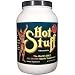 There is one super supplement that combines just about everything you will ever need to build muscle size and strength in one product. HOT STUFF contains over 55 powerful anabolic and lipotropic potentiators. Things like Creatine, Pyruvate, Tribulus, Vanadyl Sulfate, Yohimbe, Chromium, Baca's, Oriental Herbs and much more. Just check out the label. The list is endless. In fact, each glass of HOT STUFF is the equivalent of taking over 55 separate pills. HOT STUFF uses 100% Whey as its protein source.