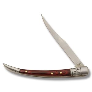 Kotobuki Fruit Knife With Wood Cover Brown