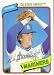 1980 Topps #166 Glenn Abbott