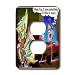 Londons Times Health and Vanity Trends Cartoons - Gay Outlets Make Parental Announcement - Light Switch Covers - 2 plug outlet cover