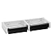 Bobrick 274 ClassicSeries Heavy Duty Cast Aluminum Surface Mounted Double Roll Toilet Tissue Dispenser with Controlled Delivery, Satin Finish, 12-1/2" Width x 1-1/2" Height