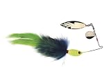 Rabbit Hair Spinnerbaits - Chartreuse Blue 1/2 oz.