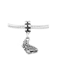Sterling Silver Yorkshire Terrier Dog Dangle Bead Charm