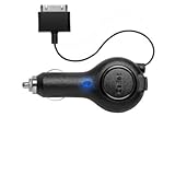Retractable Car Charger (Made for iPhone, Licensed by Apple) for Apple iPhone 4S (Black)
