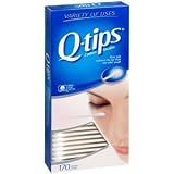 Q-tips Cotton Swabs 170 Count (Pack of 6) Total 1020 Swabs