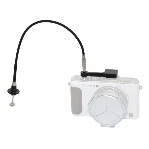 Fotasy ALX7 Mechanical Cable Release Adapter, 40 cm with Screw Lock for Panasonic LX-7 and Leica D-LUX 6 (Black)