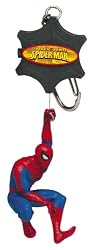 Spider-Man Keychain with Web-Climbing Action