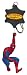 Spider-Man Keychain with Web-Climbing Action