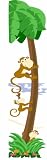 Monkeying Around Mini Paint by Number Wall Mural