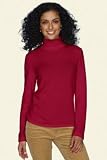 31wtuqHVqbL. SL160  Womens Regular Cashmere Polo Neck (UK Size 10   12, Wealthy RED , 235001)
