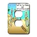 Londons Times Funny Society Cartoons - Optical Illusion - Light Switch Covers - 2 plug outlet cover