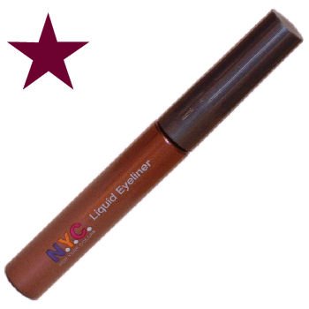 New York Color Liquid Eyeliner Deep Plum