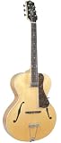 The Loar F-Hole Archtop Acoustic Guitar with Floating Pickup, Natural Finish