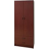 Wardrobe with Two Doors in Mahogany