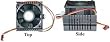 Intel Socket 370 (FC-PGA) or AMD T Bird with Sunon 60 x 25mm Ball Bearing