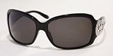 Authentic Bvlgari BV 8013B 501/87 Black Gray Swaroski Rhinestone Sunglasses