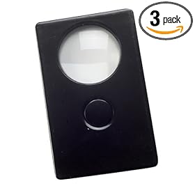 Select-A-Vision Magnicard Hand Held Magnifier (Pack of 3)