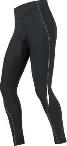 GORE RUNNING WEAR Damen THERMO Tight SUNLIGHT, black/white, 44 Preisvergleich
