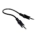 Short 3.5mm Stereo Jack to Jack Cable / Lead - 0.25M 25CM