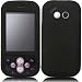 OLIVIASPHONES LG KS360 ETNA BLACK HYBRID SOFT TOUCH COVER SKIN CASE